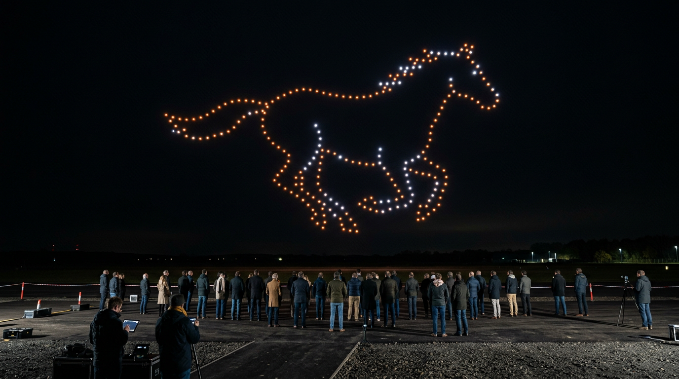 How drone shows are programmed.
