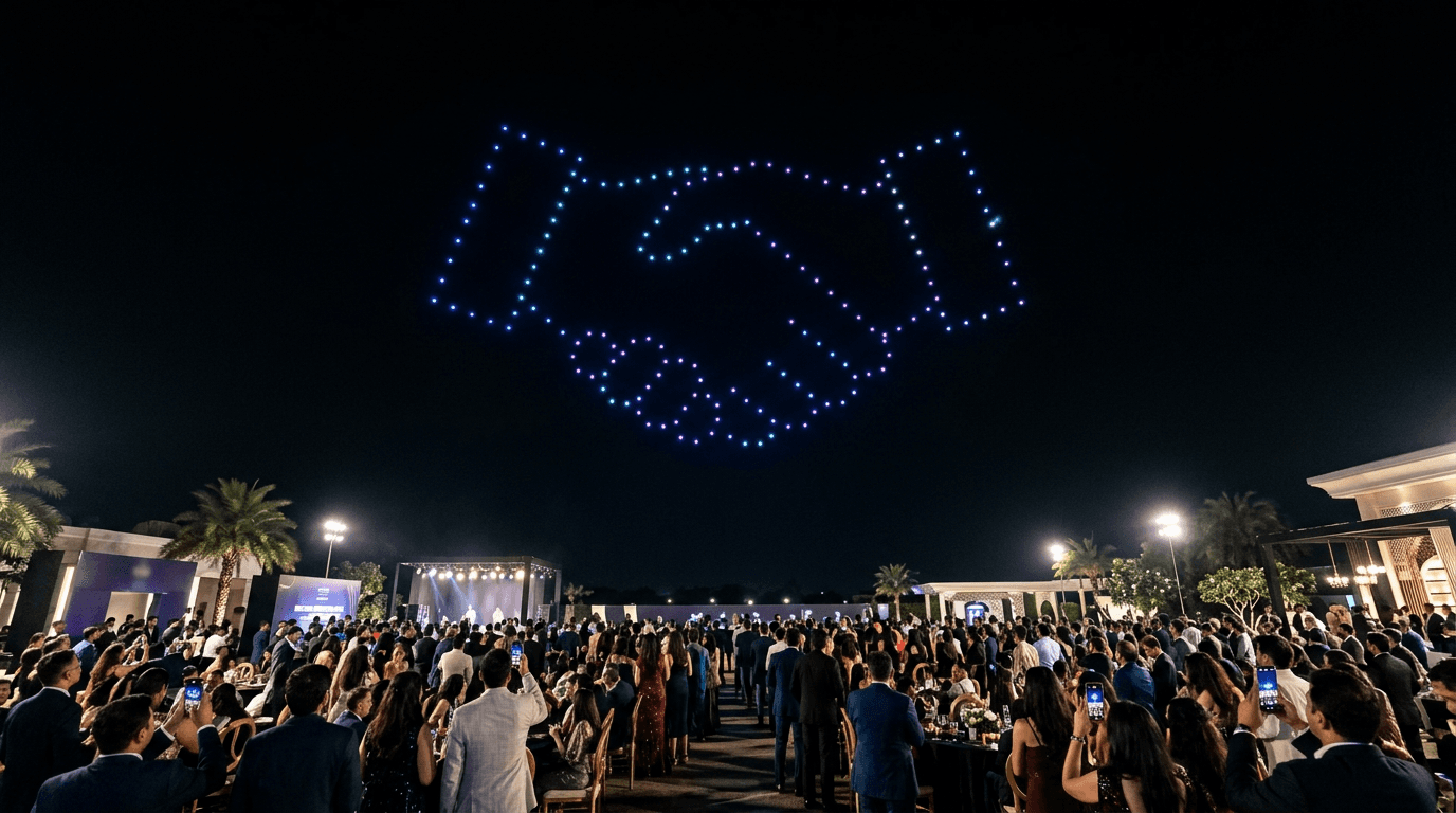 Inside the technology powering drone light shows.