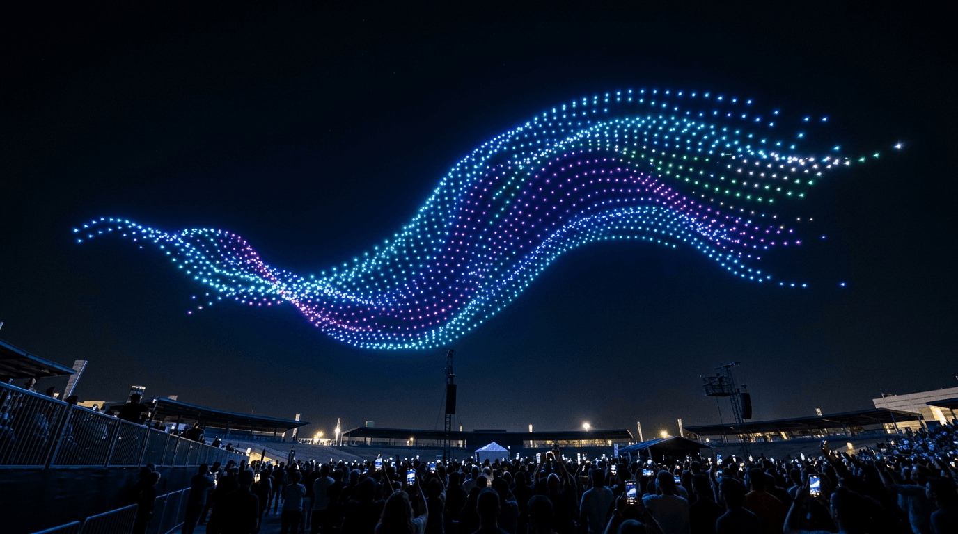 Fireworks vs Drone Shows – Which is the future of event  entertainment?