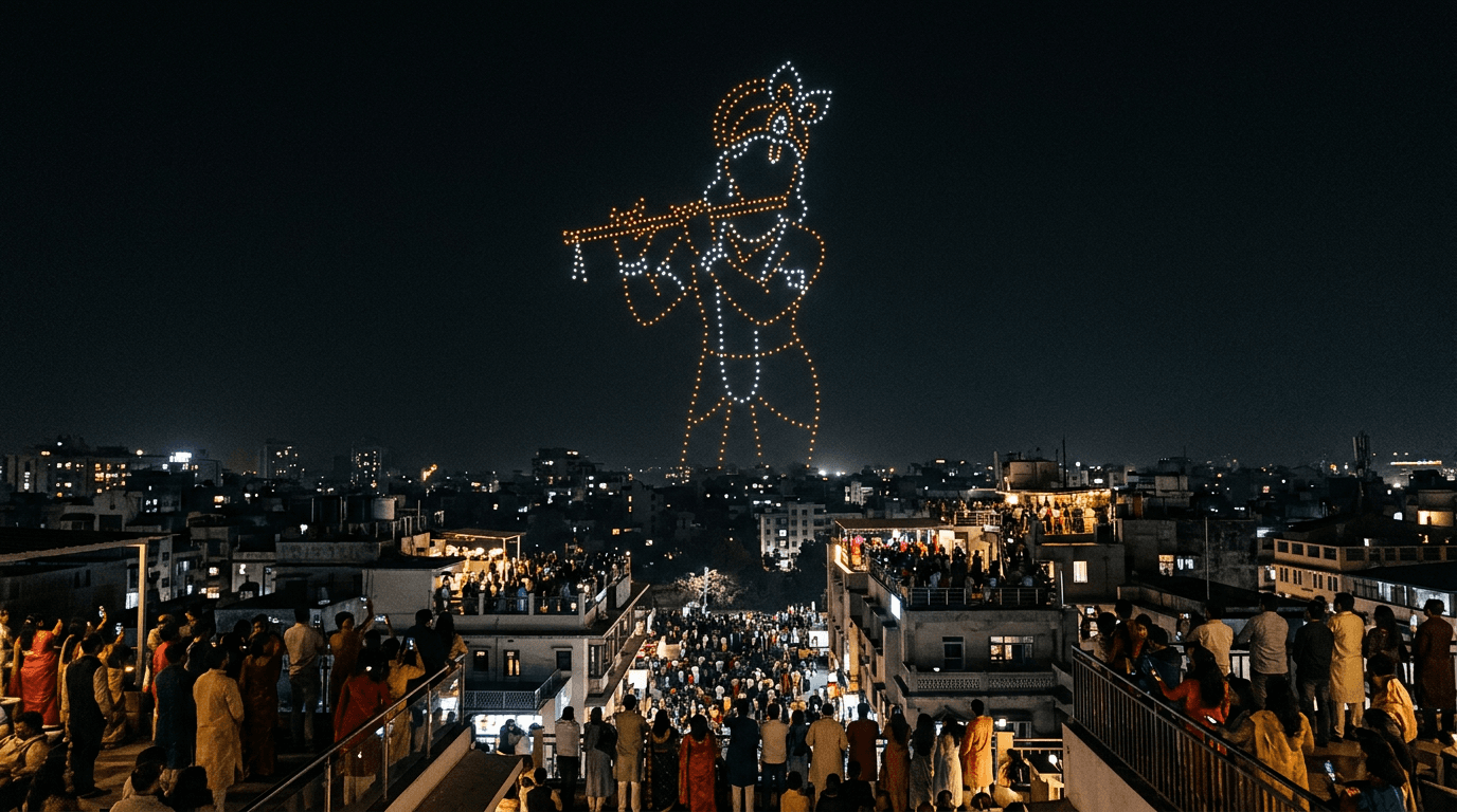 How brands can use drone shows for product launches.
